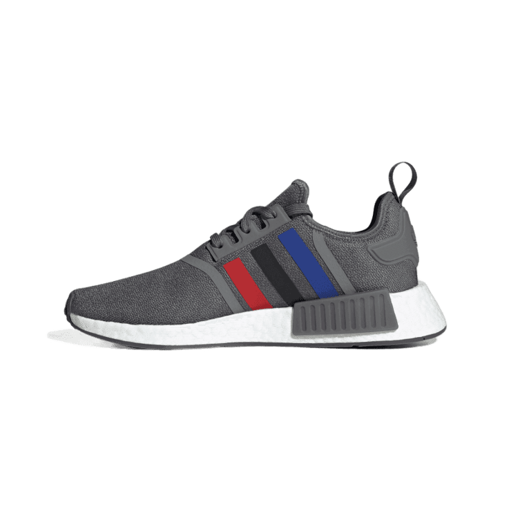 adidas NMD_R1 'Grey Scarlet Blue' Angle 4
