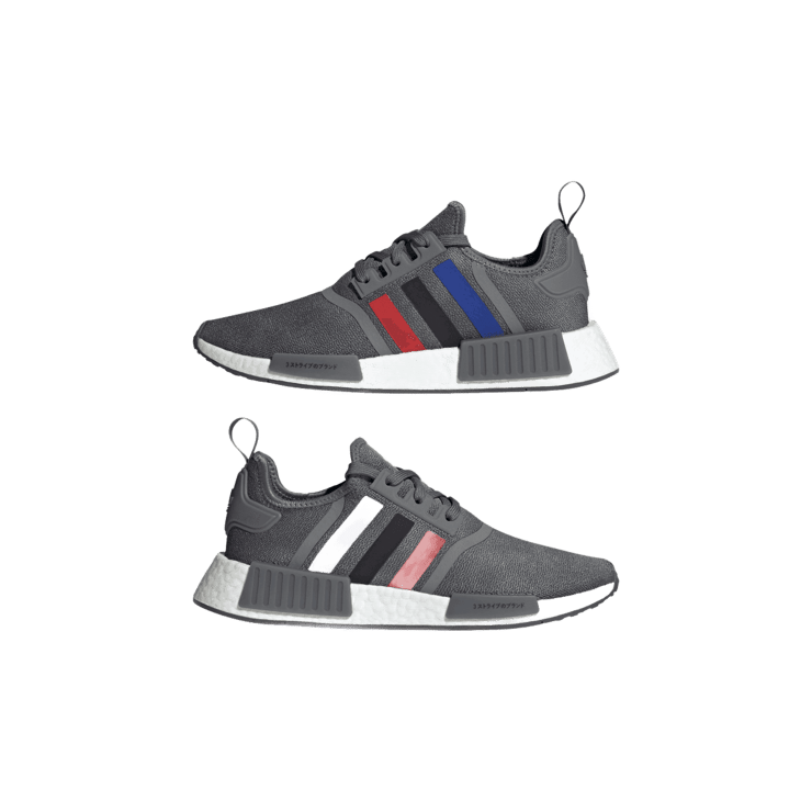 adidas NMD_R1 'Grey Scarlet Blue' Angle 5