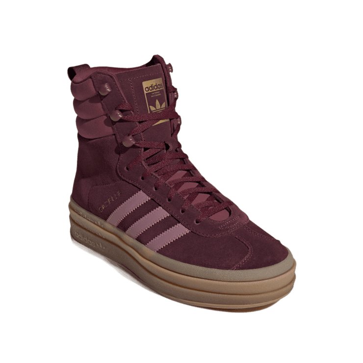 adidas Gazelle Boot 'Maroon Gum' (W) Angle 2