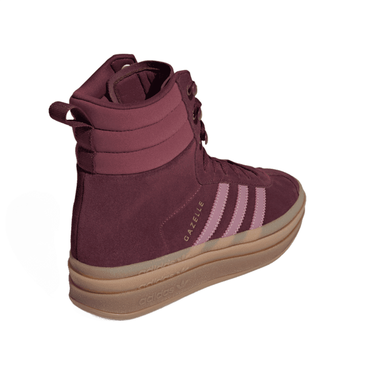 adidas Gazelle Boot 'Maroon Gum' (W) Angle 3