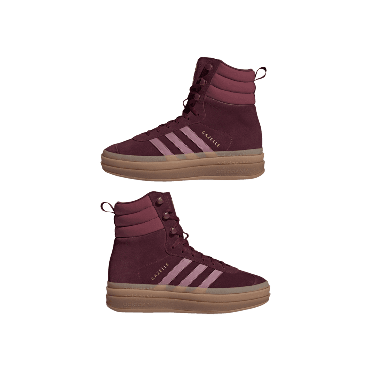 adidas Gazelle Boot 'Maroon Gum' (W) Angle 5