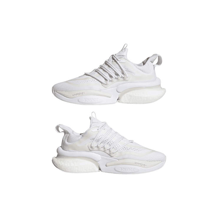 adidas AlphaBoost V1 'Triple White' Angle 5