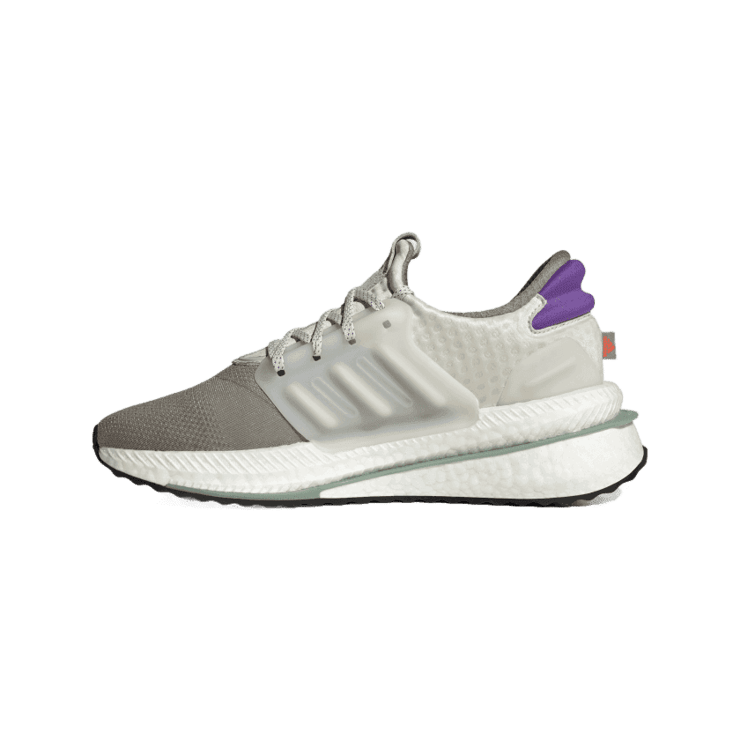 adidas X_PLRBOOST 'Aluminium Purple Rush' Angle 4