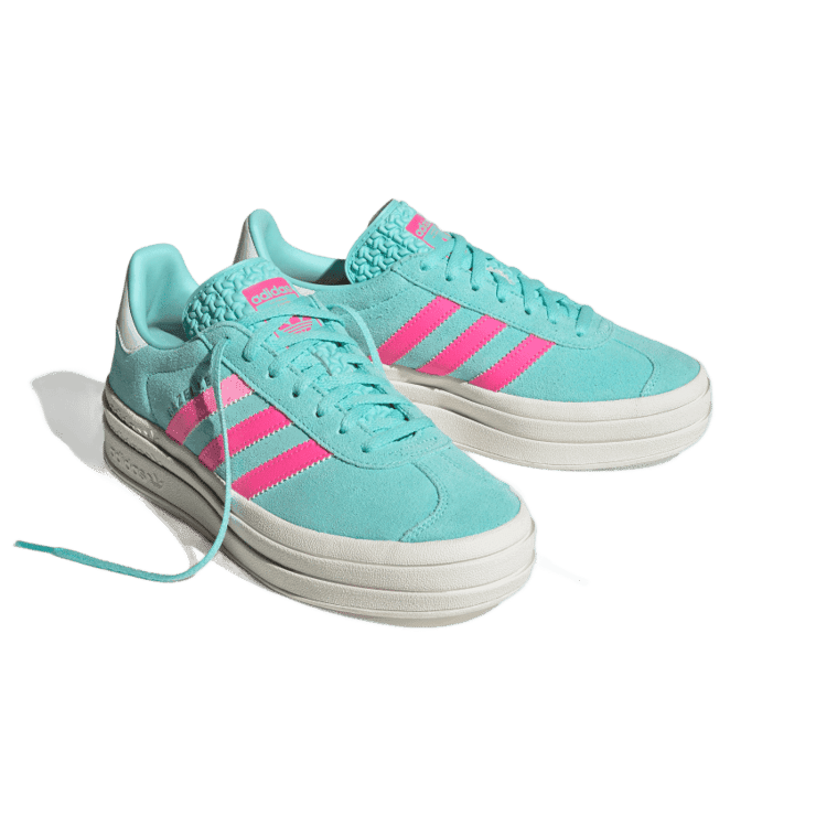 adidas Gazelle Bold 'Flash Aqua Lucid Pink' (W) Angle 2