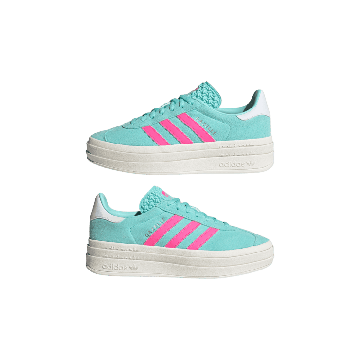 adidas Gazelle Bold 'Flash Aqua Lucid Pink' (W) Angle 5