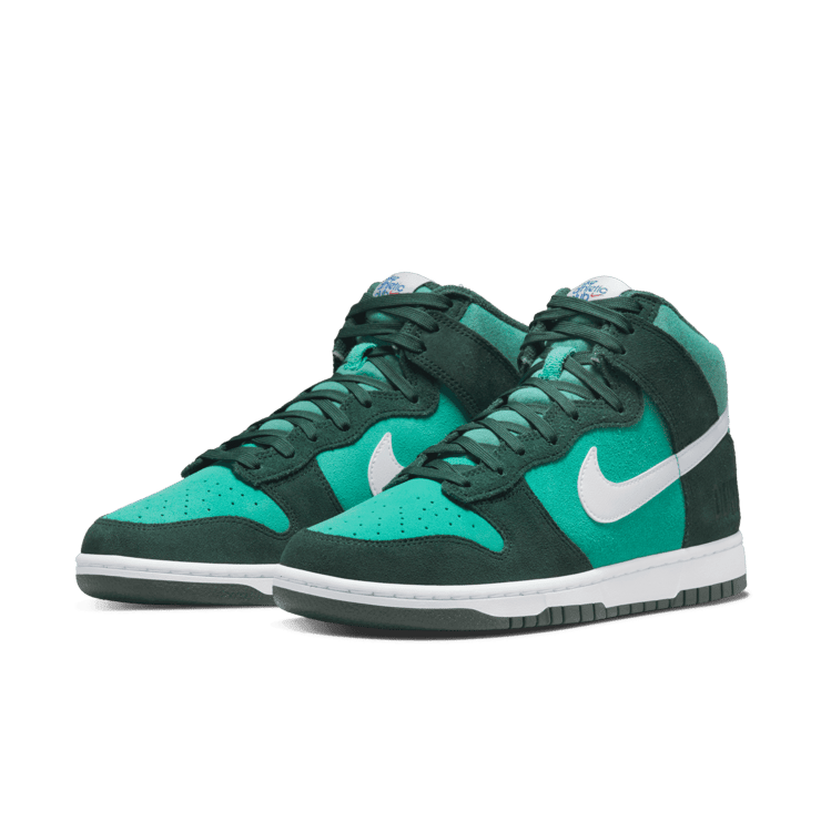 Nike Dunk High Athletic Club Pro Green Angle 2