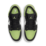 Jordan 1 Low Snakeskin Vivid Green (W) Angle 1