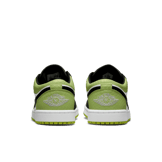 Jordan 1 Low Snakeskin Vivid Green (W) Angle 3