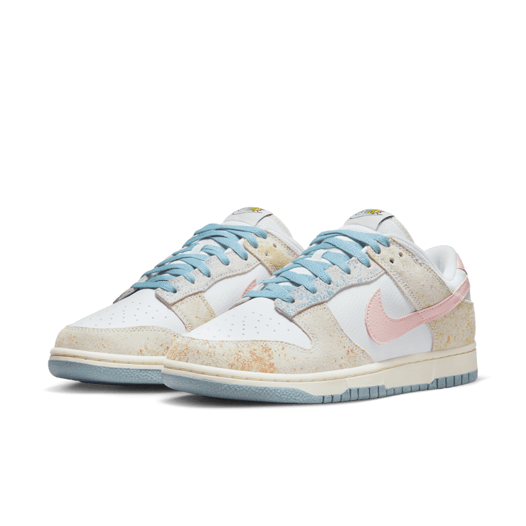 Nike Dunk Low Faded Blue Pink Angle 2