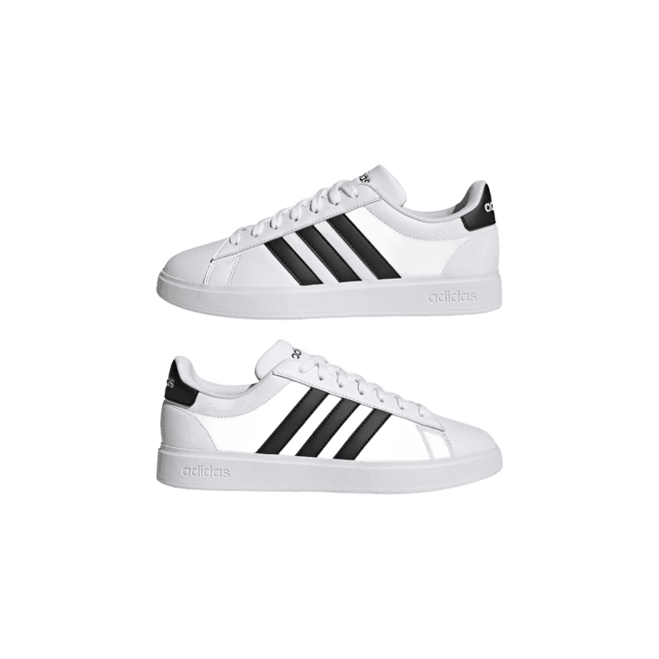 adidas Grand Court 2.0 'White Black' Angle 5