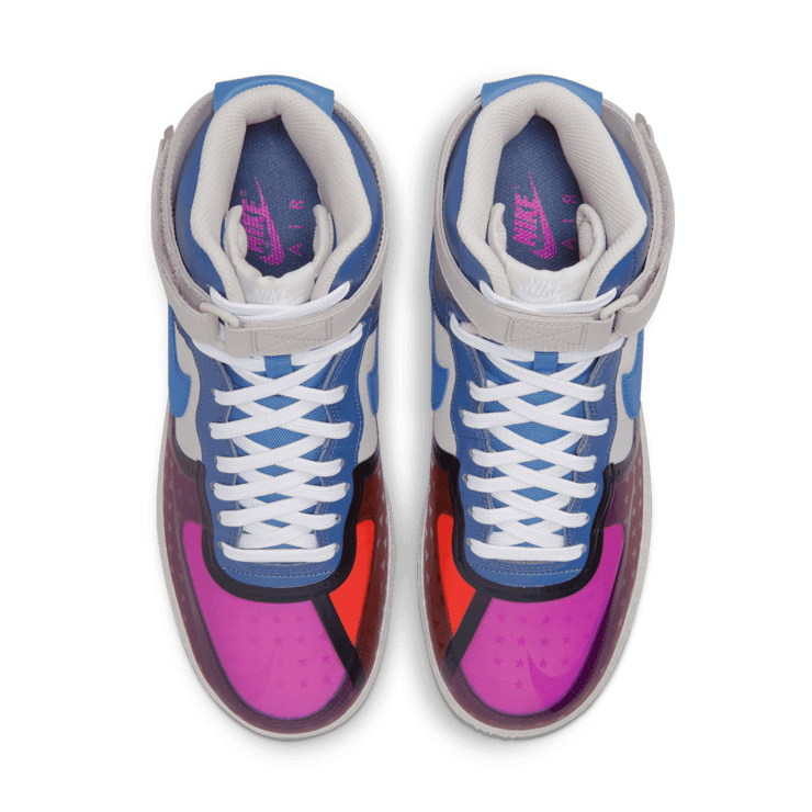 Nike Air Force 1 High '07 Premium Thunder Blue Pink Prime Angle 1