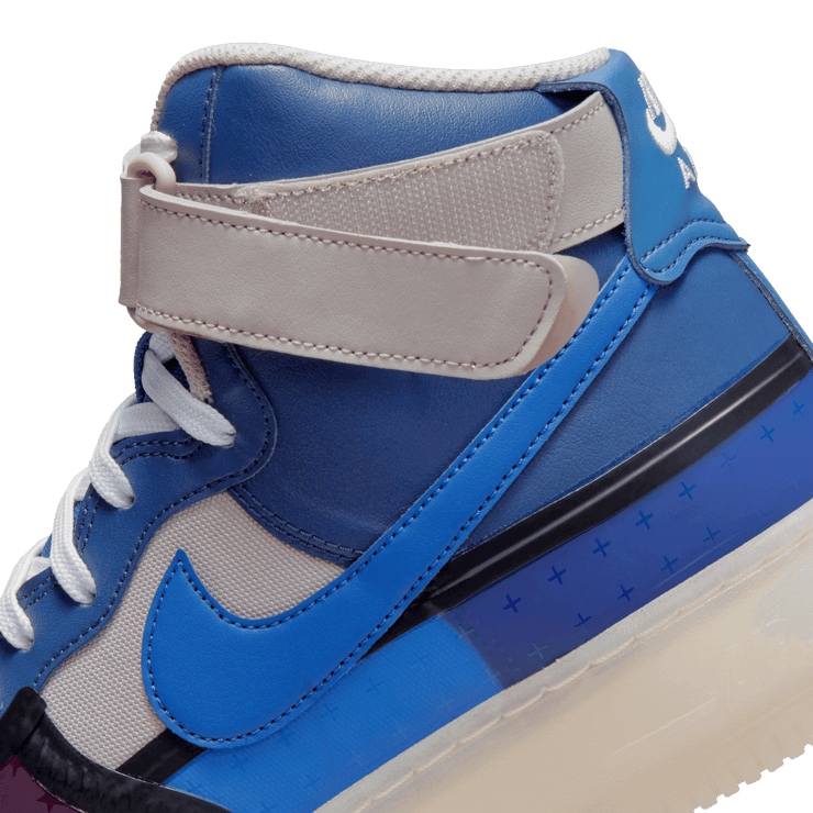 Nike Air Force 1 High '07 Premium Thunder Blue Pink Prime Angle 6