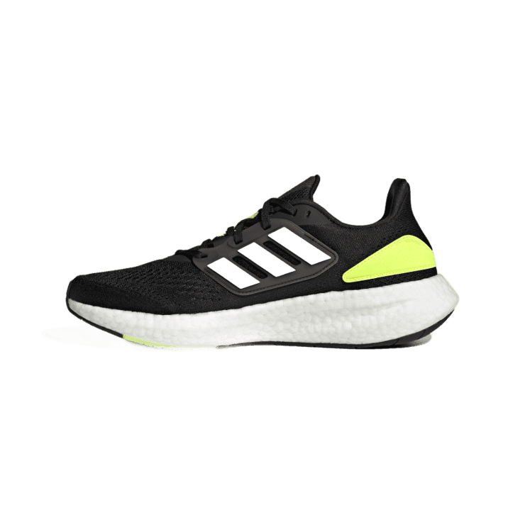 adidas PureBoost 22 'White Solar Yellow' Angle 4