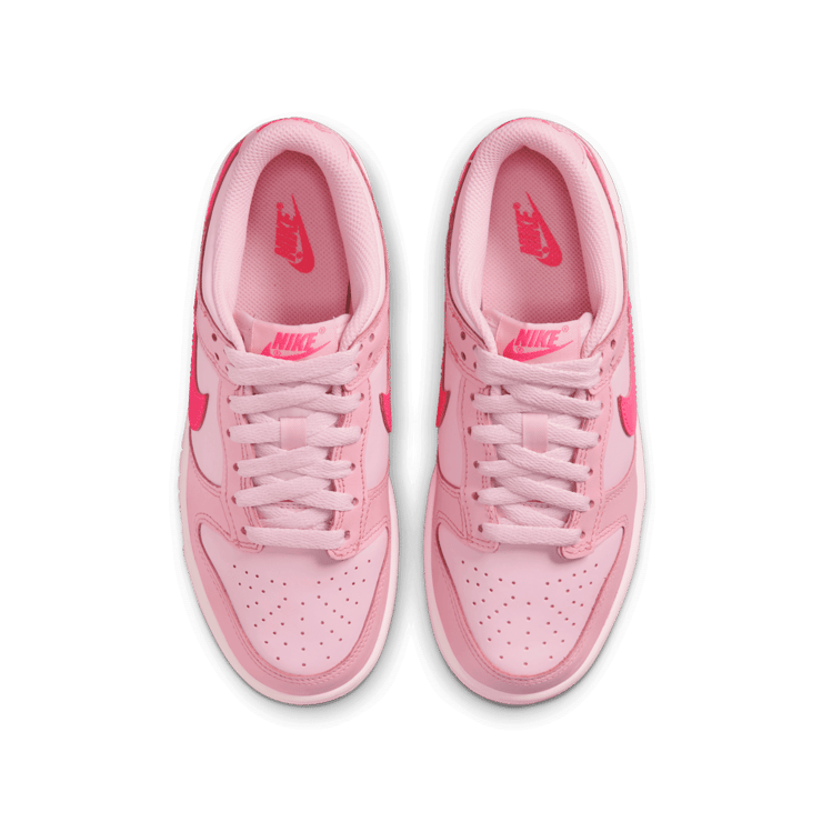 Nike Dunk Low Triple Pink (GS) Angle 1