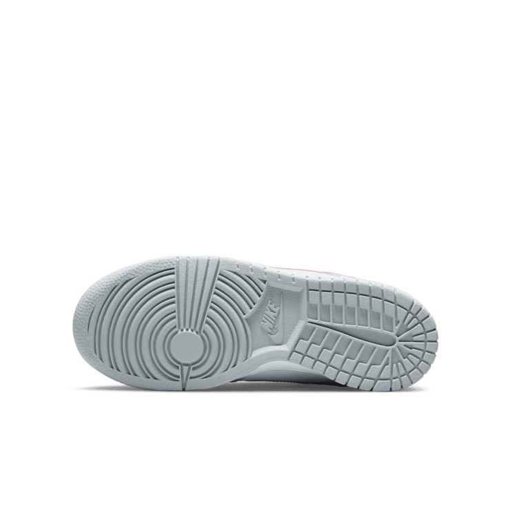Nike Dunk Low White Grey Red (GS) Angle 0