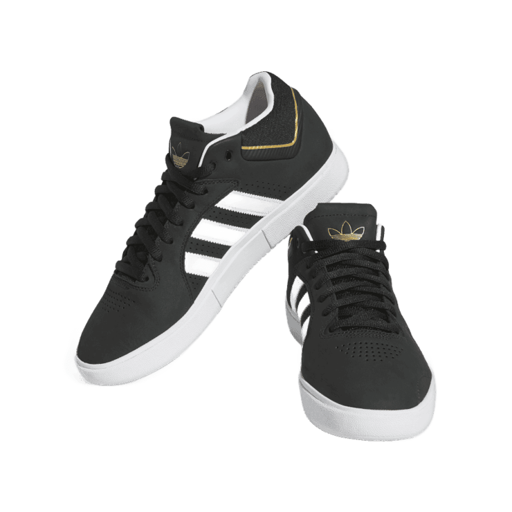 adidas Tyshawn 'Black White Gold' Angle 2