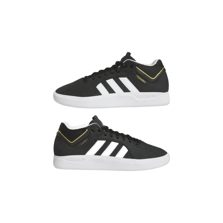 adidas Tyshawn 'Black White Gold' Angle 5