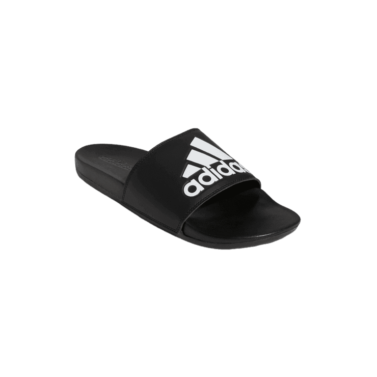 adidas Adilette Comfort Slide 'Black White' Angle 2