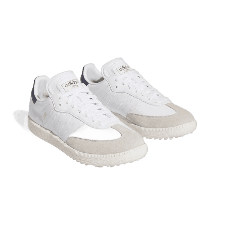 adidas Samba Spikeless Golf 'White Collegiate Navy' Angle 2