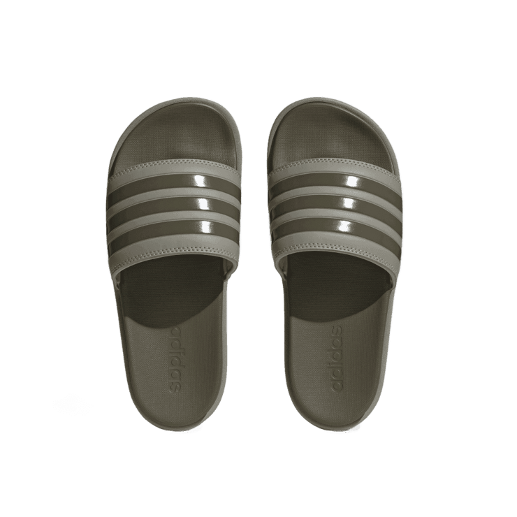 adidas Adilette Platform Slide 'Pebble Olive Strata' (W) Angle 0