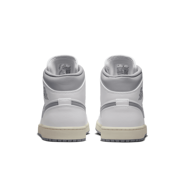 Jordan 1 Mid White Stealth Angle 3