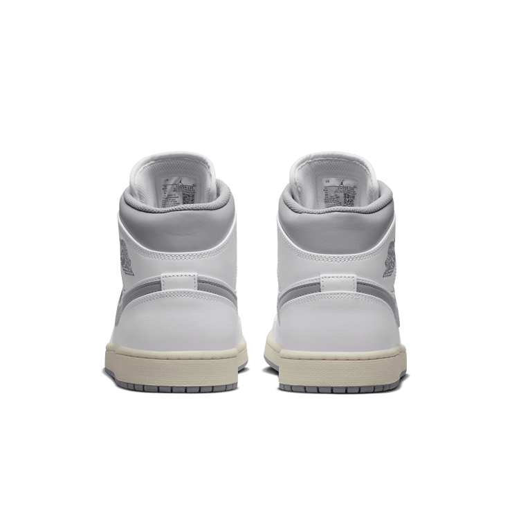 Jordan 1 Mid White Stealth Angle 3