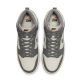 Nike Dunk High Tumbled Grey Angle 1