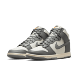 Nike Dunk High Tumbled Grey Angle 2