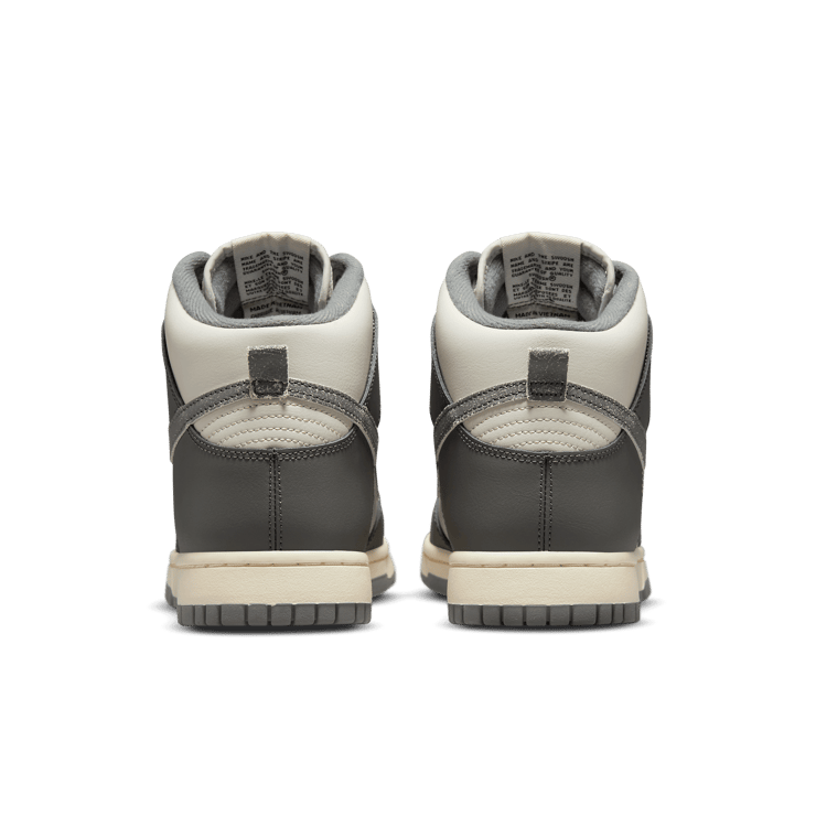 Nike Dunk High Tumbled Grey Angle 3