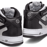 Nike Air Force 1 Mid Stussy Grey Black Angle 7