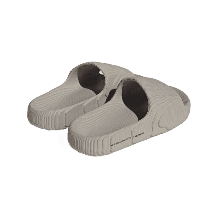 adidas Adilette 22 Slides 'Light Brown' Angle 3
