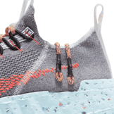 Nike Space Hippie 01 Vast Grey Hyper Crimson Angle 4