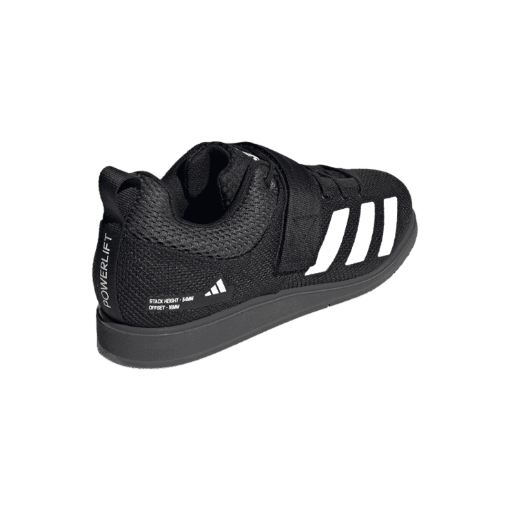 adidas Powerlift 5 'Black White' (W) Angle 3