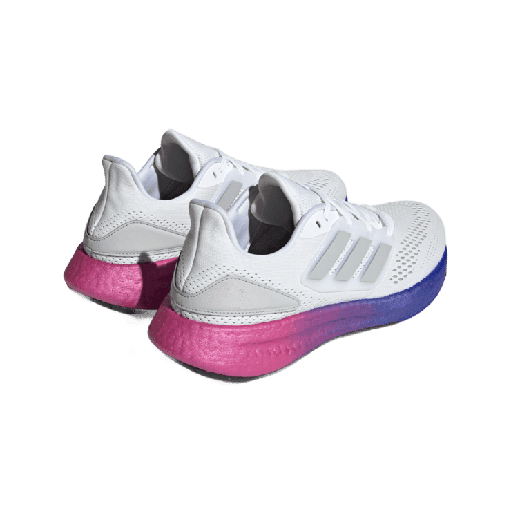 adidas PureBoost 22 'White Lucid Blue Gradient' Angle 3