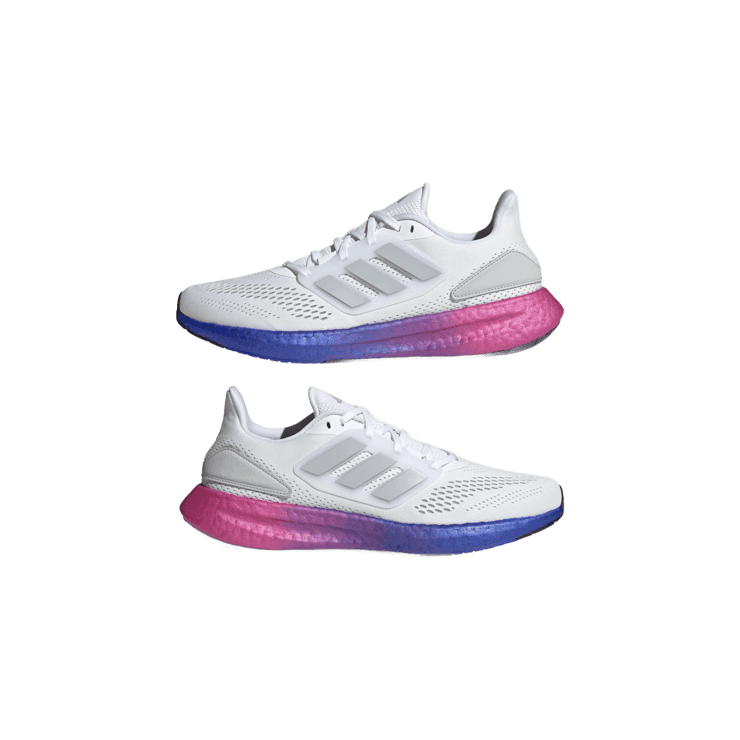 adidas PureBoost 22 'White Lucid Blue Gradient' Angle 5