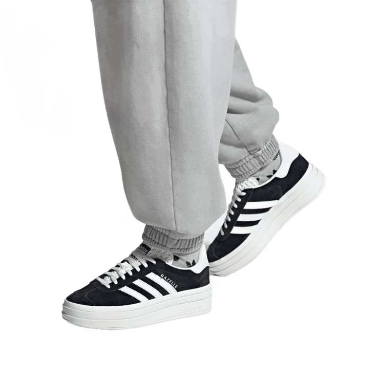 adidas Gazelle Bold 'Black White' (W) Angle 0