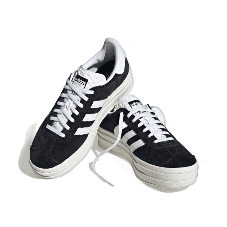 adidas Gazelle Bold 'Black White' (W) Angle 3