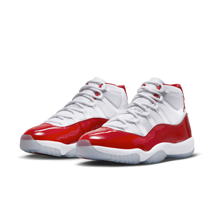 Tan tippee and red jordan 11