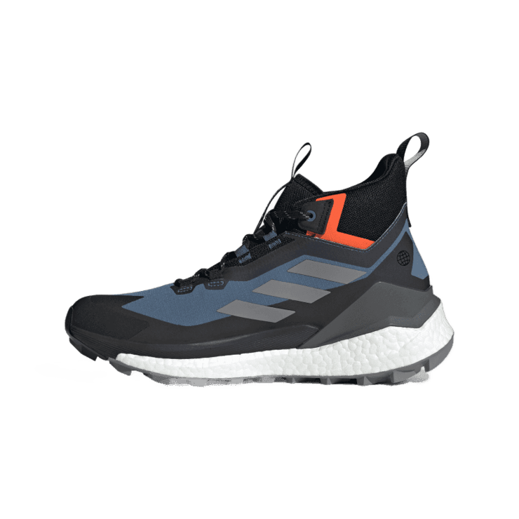 adidas Terrex Free Hiker GORE-TEX 2 'Wonder Steel Impact Orange' Angle 4