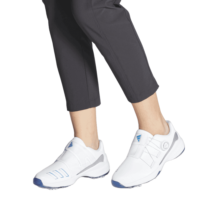 adidas ZG23 BOA Golf 'White Blue Fusion Metallic' (W) Angle 0