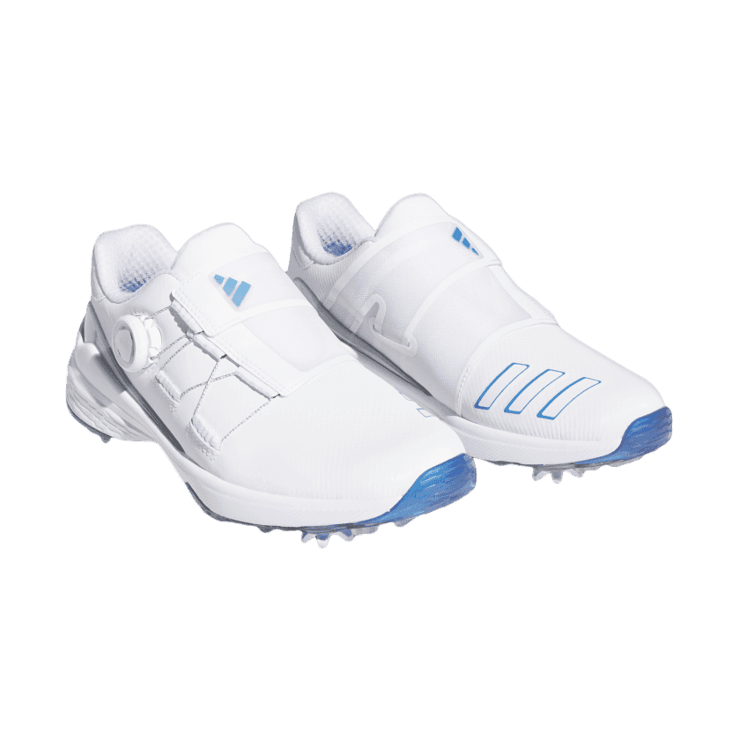 adidas ZG23 BOA Golf 'White Blue Fusion Metallic' (W) Angle 3
