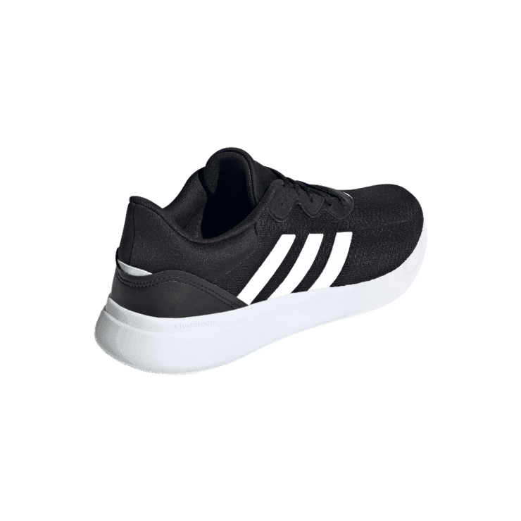 adidas QT Racer 3.0 'Black White' (W) Angle 2