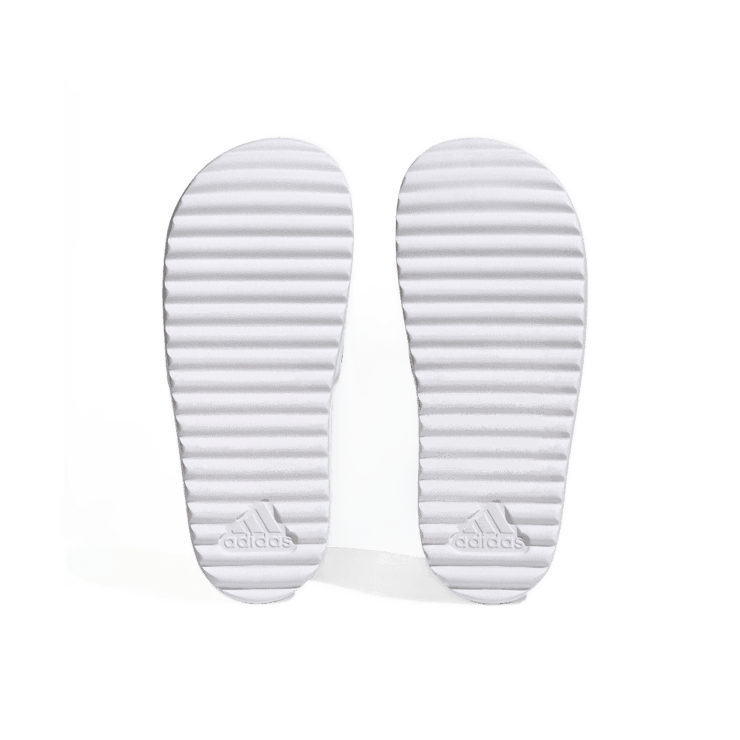 adidas Adilette Platform Slide 'White Zero Metallic' (W) Angle 1