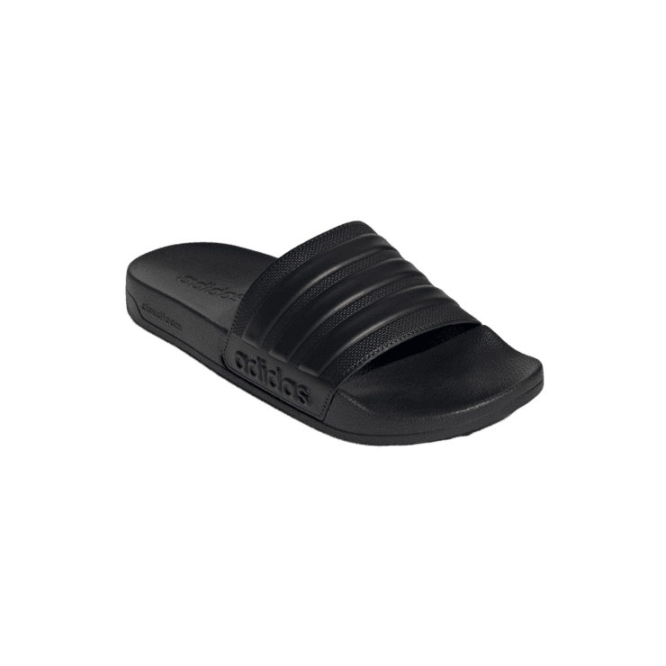 adidas Adilette Shower Slide 'Triple Black' Angle 2