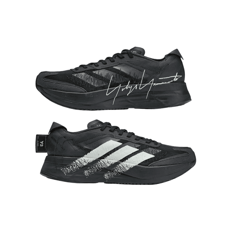 adidas Y-3 Boston 11 'Black Off White' Angle 5