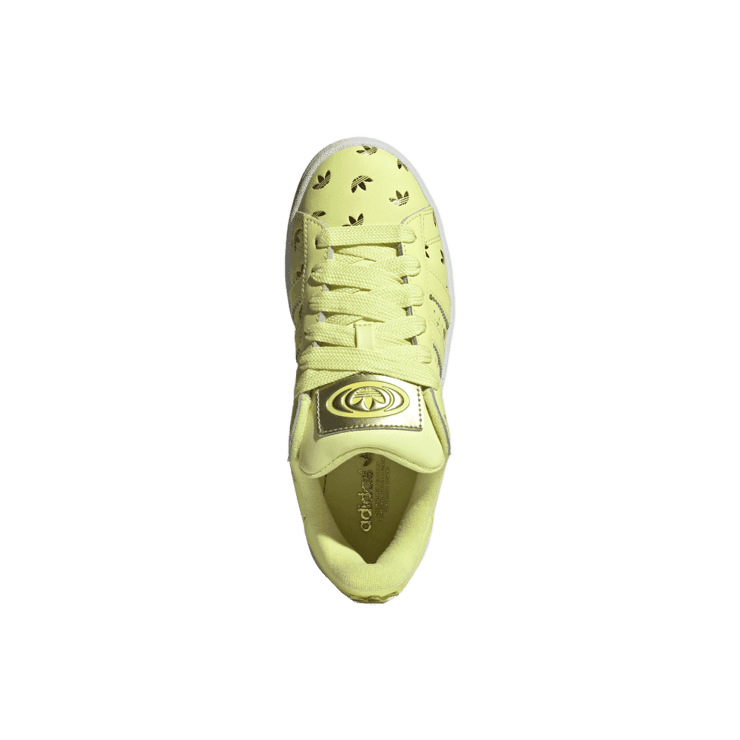 adidas Campus 00s 'Allover Debossed Trefoils - Pulse Yellow' (W) Angle 0