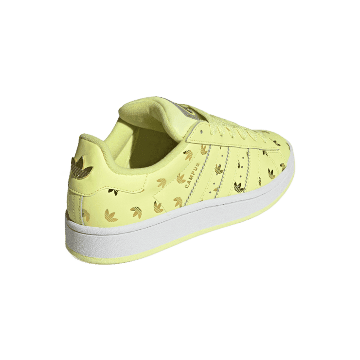 adidas Campus 00s 'Allover Debossed Trefoils - Pulse Yellow' (W) Angle 3
