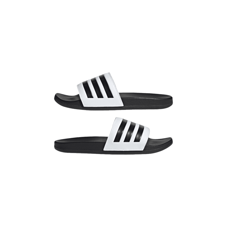 adidas Adilette Comfort Slide 'White Black' Angle 5
