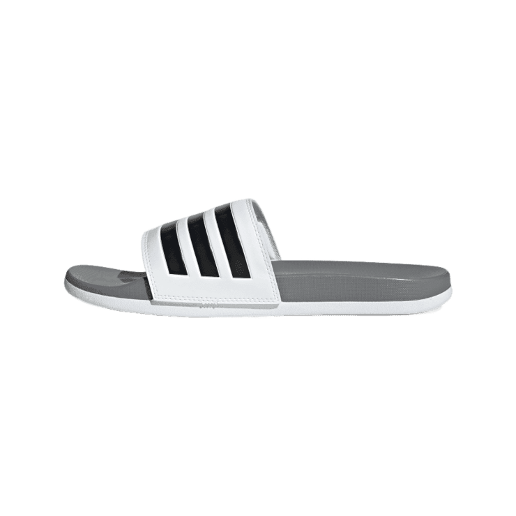 adidas Adilette Comfort Slide 'White Grey' Angle 4