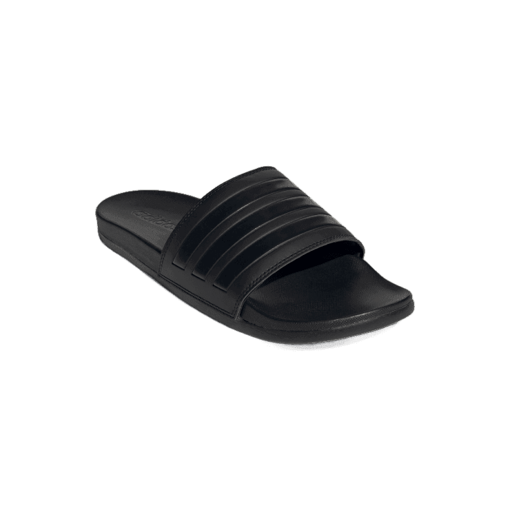 adidas Adilette Comfort Slide 'Triple Black' Angle 2